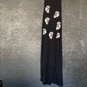 Lauren moshi rock skull tank maxi dress